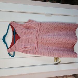 WHBM pink metallic suit, jacket and top size 14